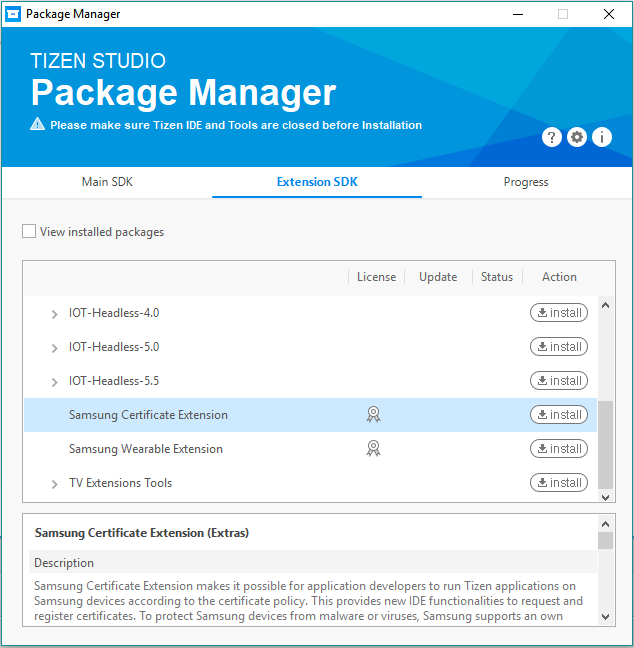 Package Manager