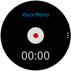 Voice Memo main view