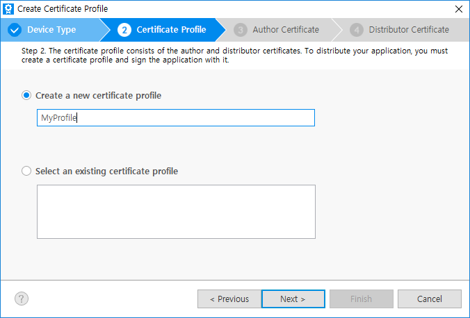 Certificate Profile