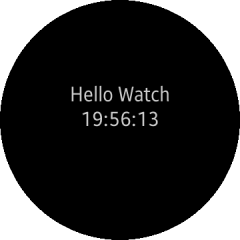 Wearable native Watch application