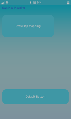 Example application UI without map effects