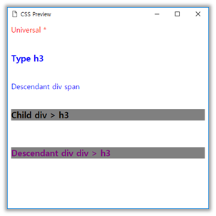 HTML previewer (calendar application in mobile Web) and CSS previewer