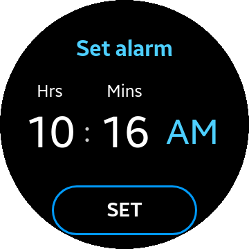 photo of time picker element in Tizen