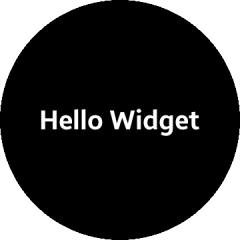 Wearable Web Widget application