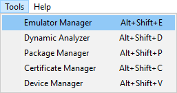 Emulator Manager