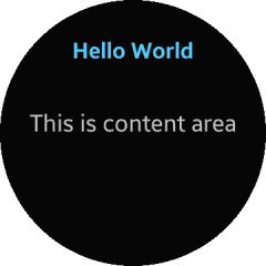 Hello World page