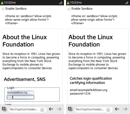 iframe sandbox