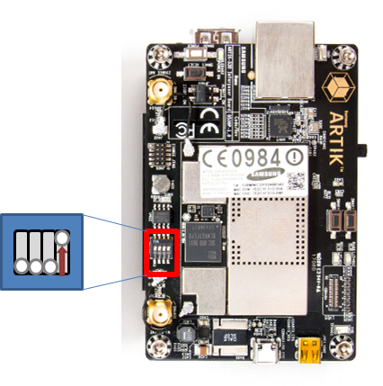 ARTIK 530 DIP switch