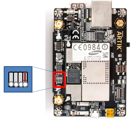 ARTIK 530 DIP switch