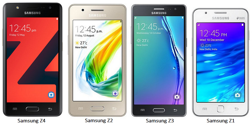 Mobile Samsung Z devices