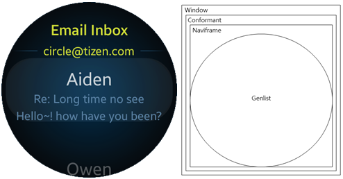 (Circle) Email Screen