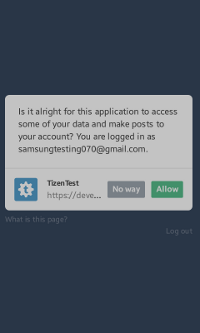 Tumblr authorization