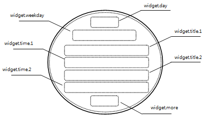 Scheduler Widget view frame