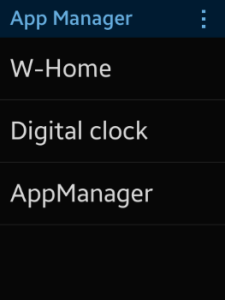 App Manager screens